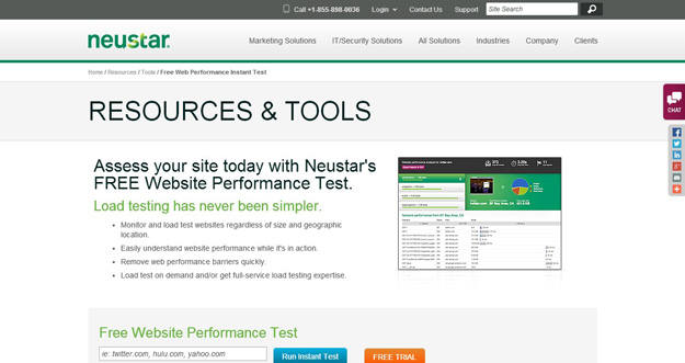 Neustar Free Load Testing & Performance Test