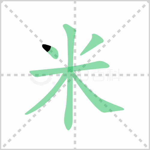 米字筆順