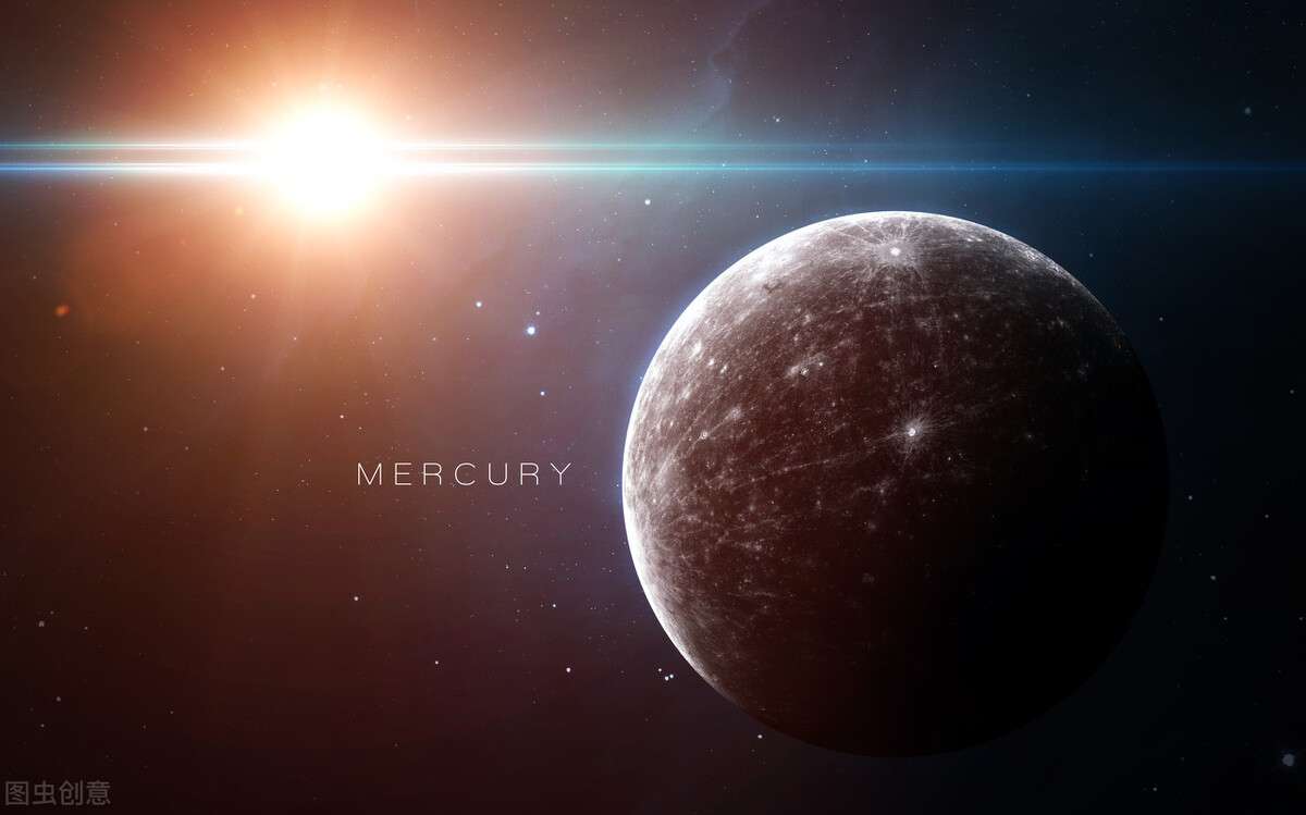 太陽系八大行星示意圖
