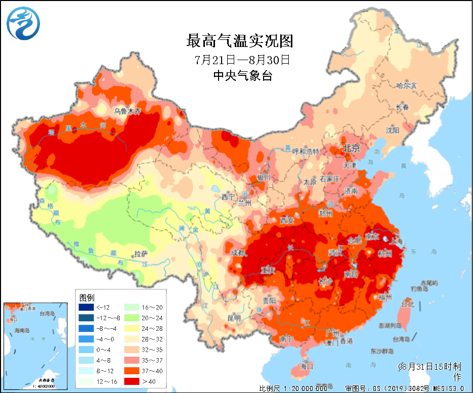 主要城市高溫天數排行(高溫日數盤點)