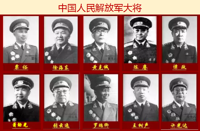 十大元帥十大將軍排名(十大元帥十大將軍都是哪里人)