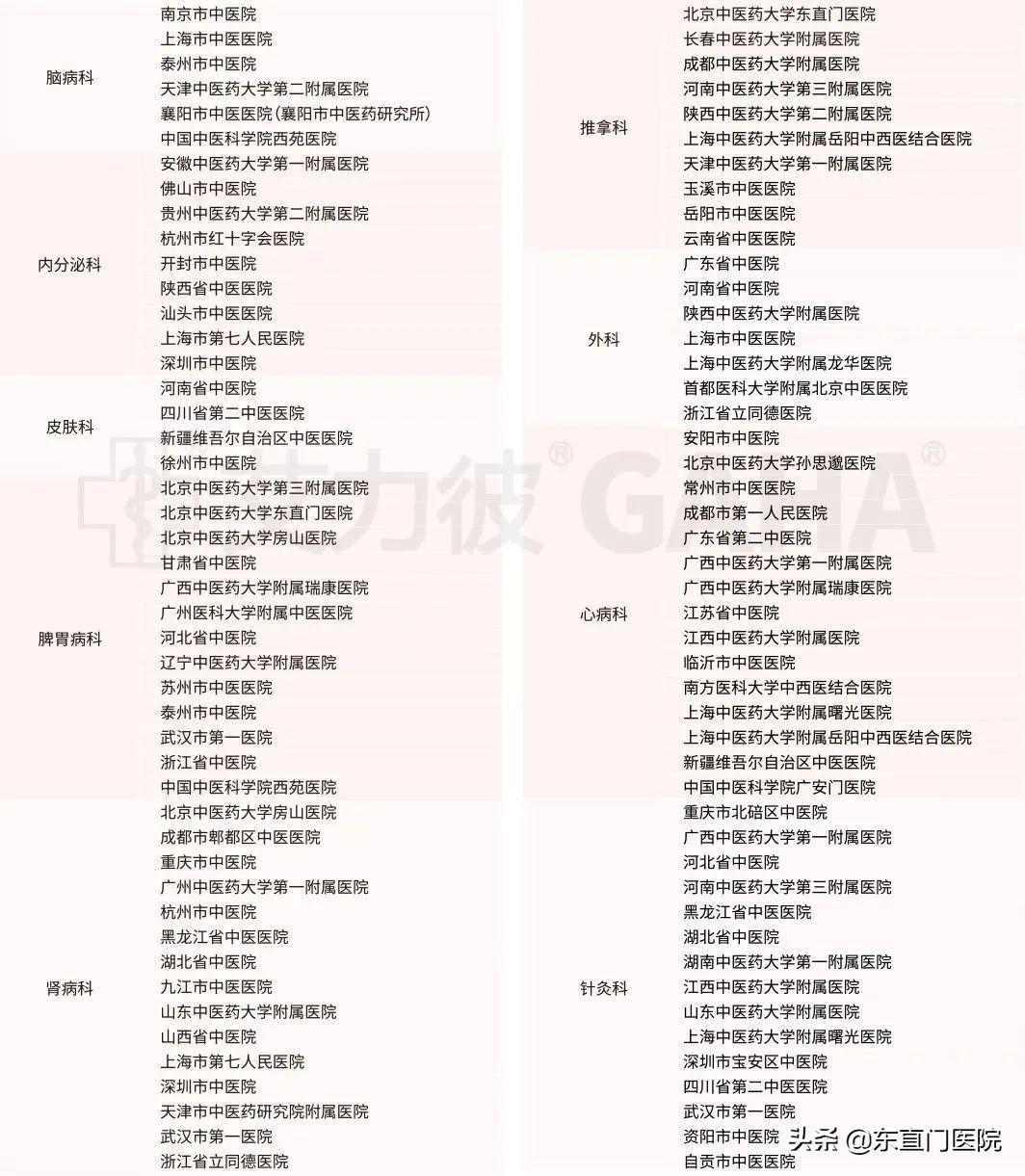 當今中國十大名中醫院(中國中醫哪家醫院比較權威)